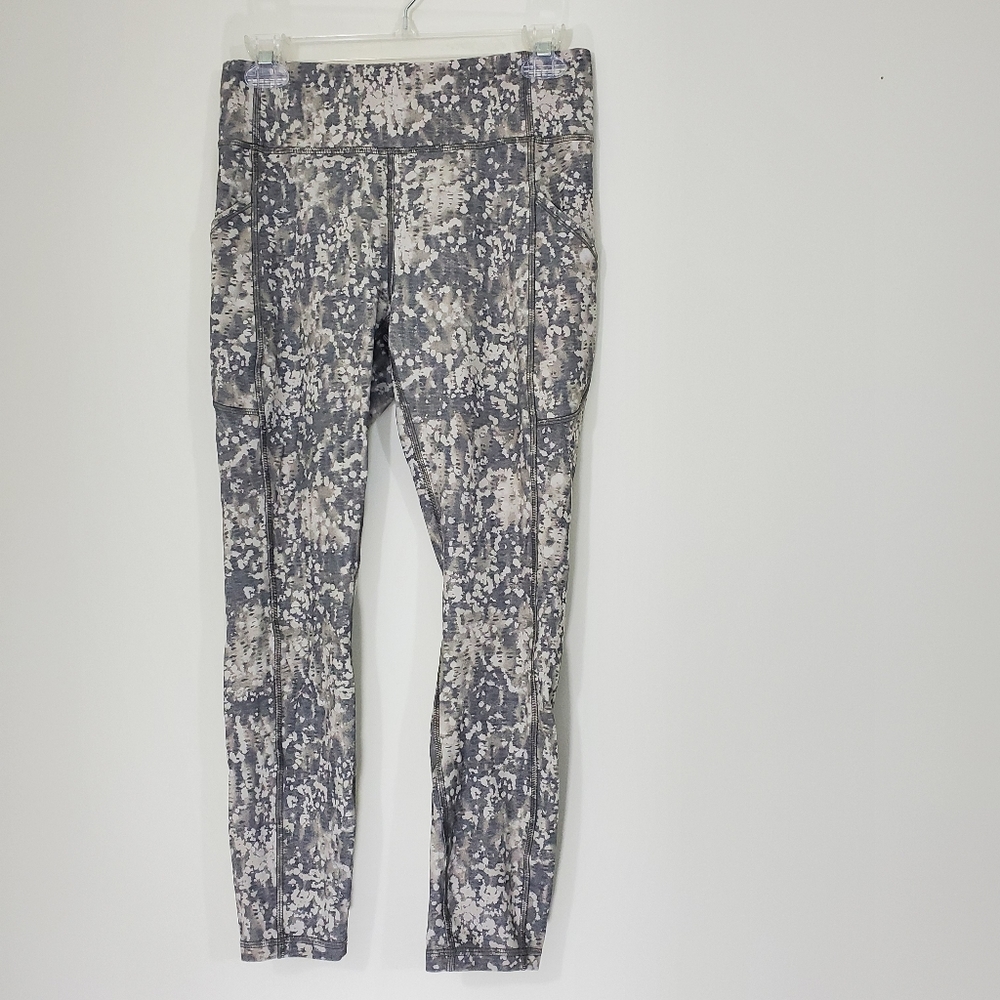 Lululemon Invigorate High Rise Camouflage Athletic Legging with Pockets,…